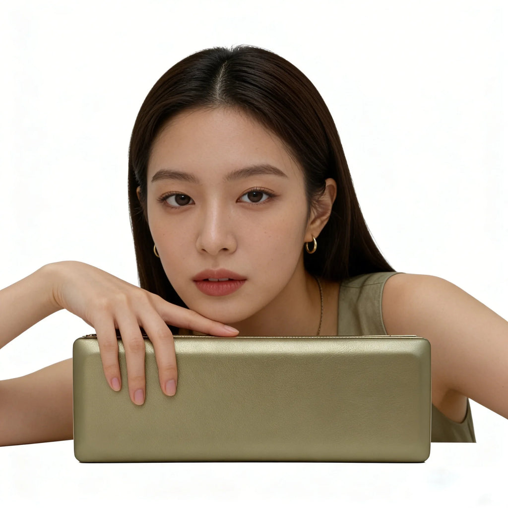 Elongated Box Clutch Bag