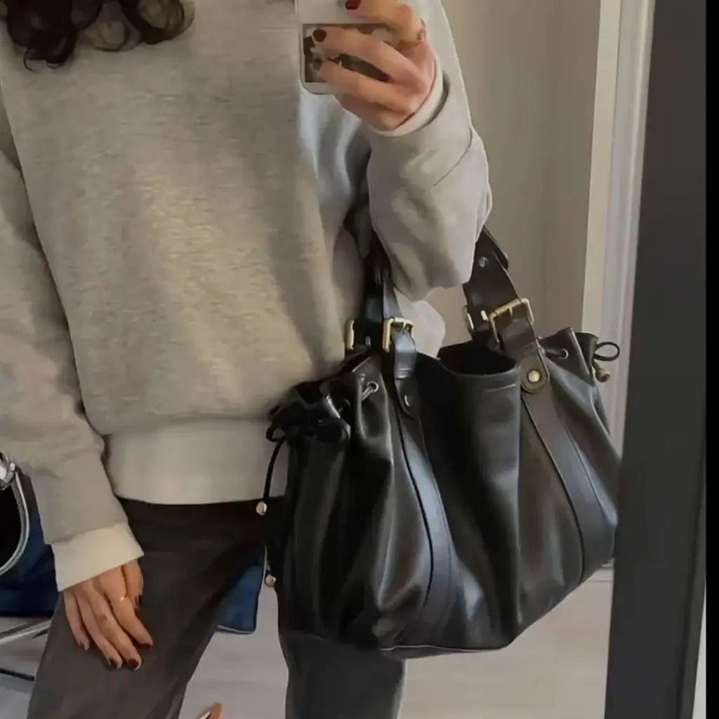 Gathered Shoulder Bag