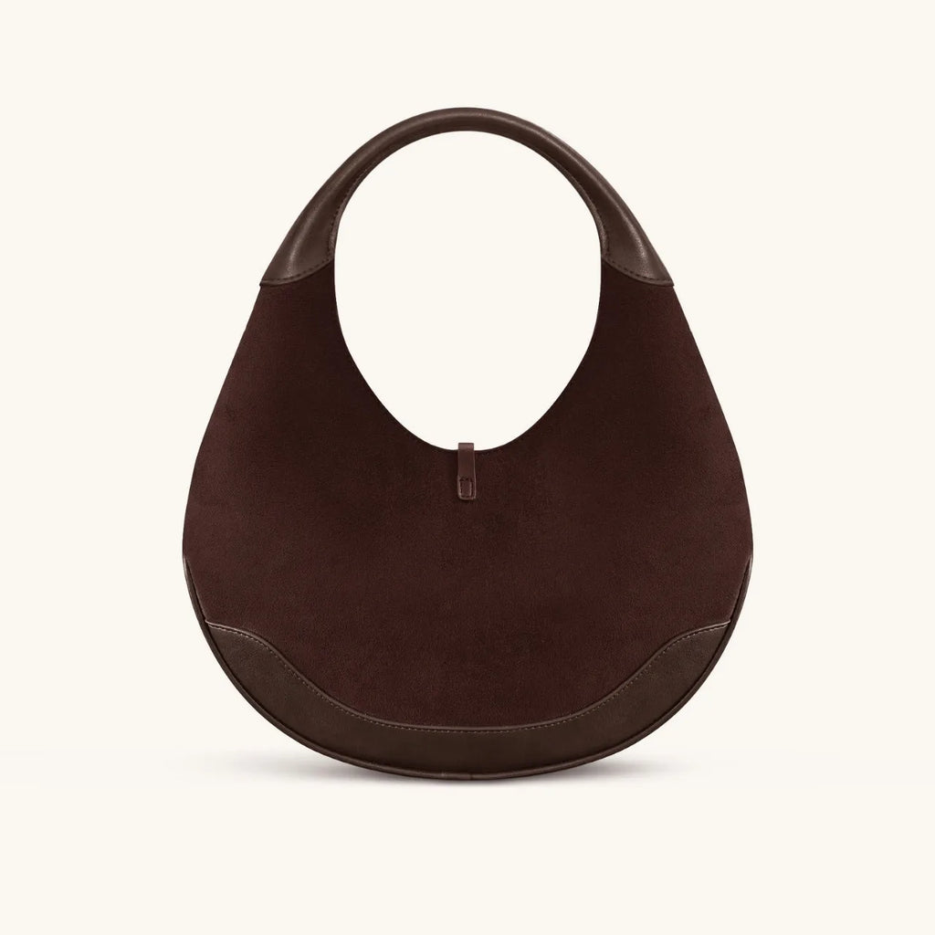 Crescent Zip Shoulder Bag