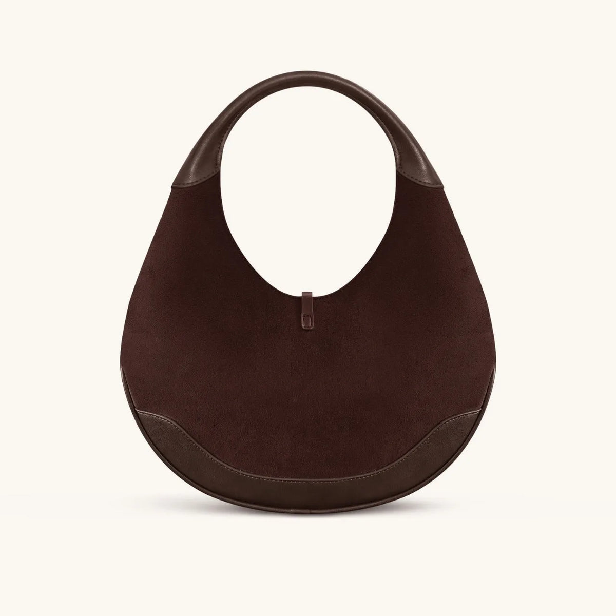 Crescent Zip Shoulder Bag