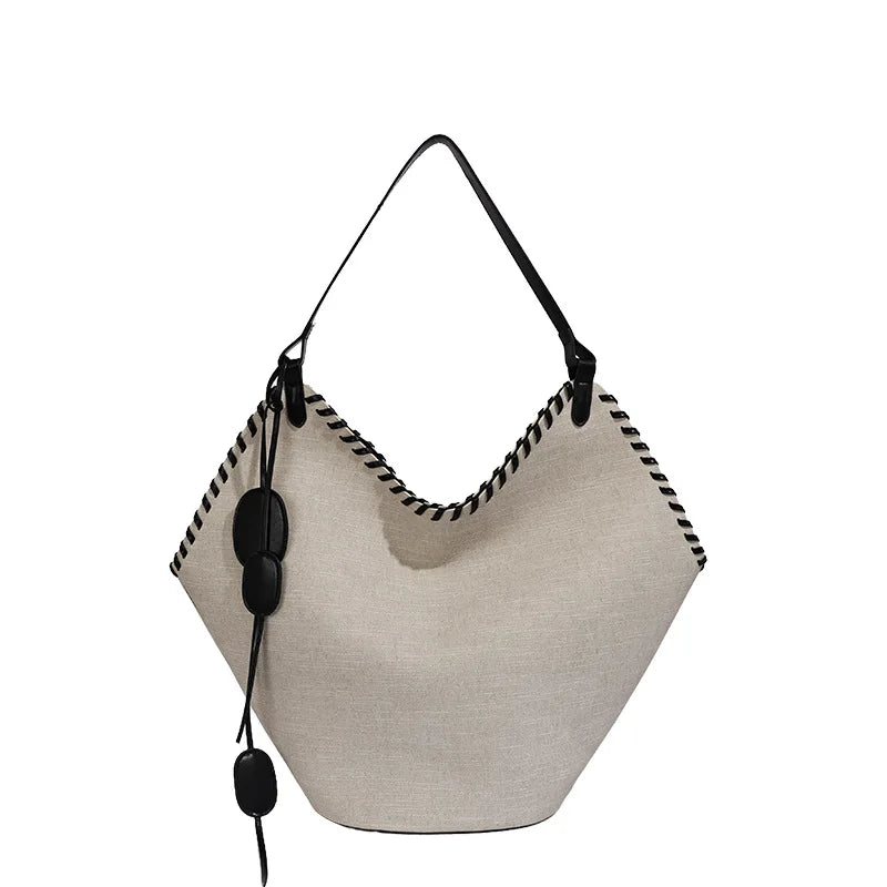 Whipstitch Diamond Shoulder Bag