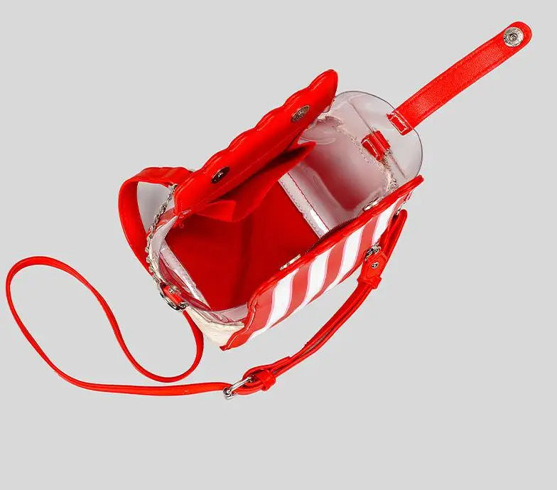 Popcorn Carton Crossbody Bag