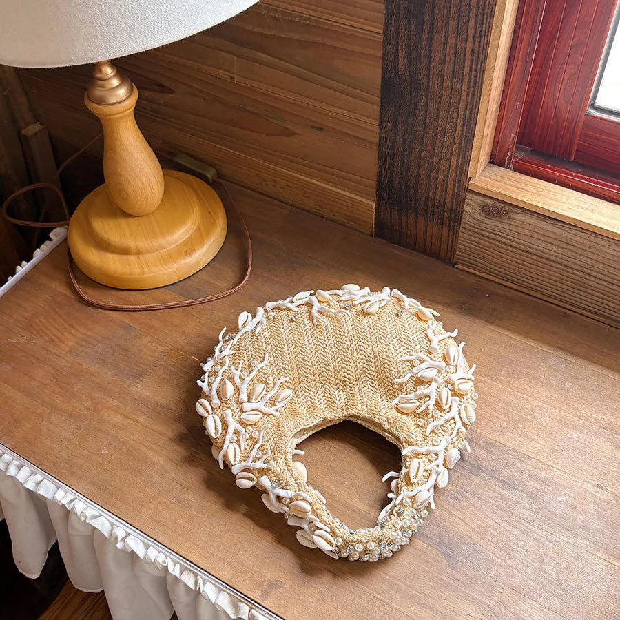 Fringed Round-Handle Handbag