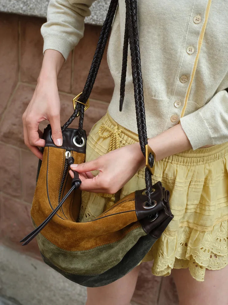 Soft Crescent Shoulder Bag