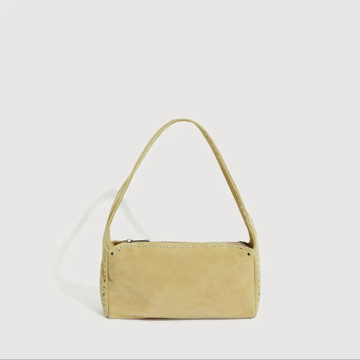 Stud-Trim Shoulder Bag