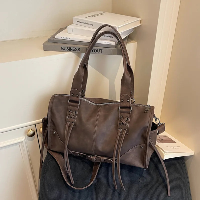 Belted Shoulder Bag