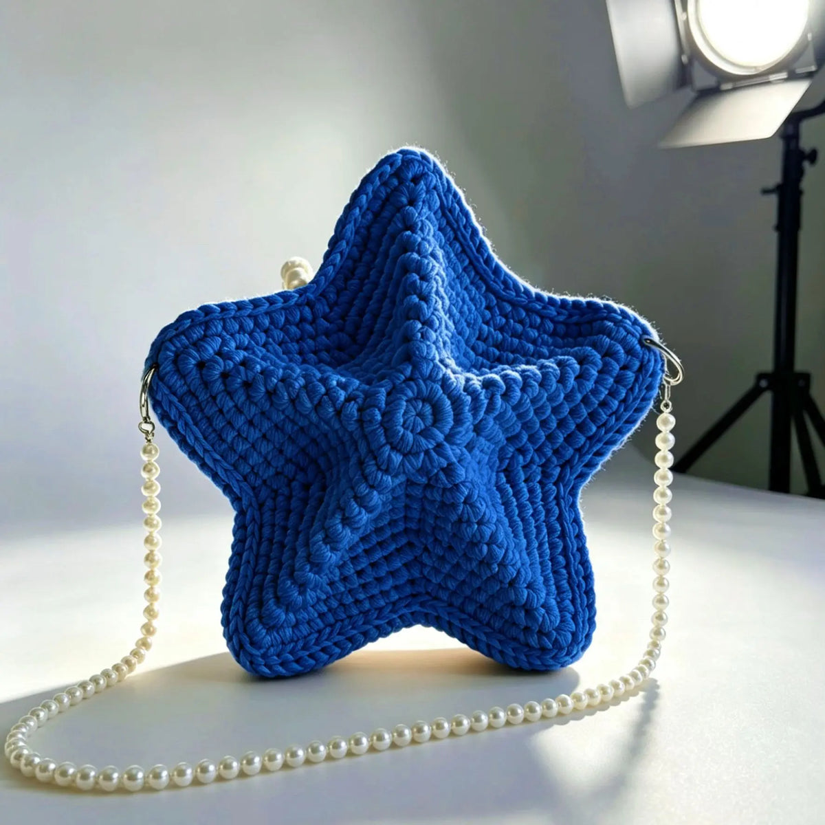 Woven Star Crossbody Bag
