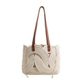 Loop-Pattern Shoulder Bag