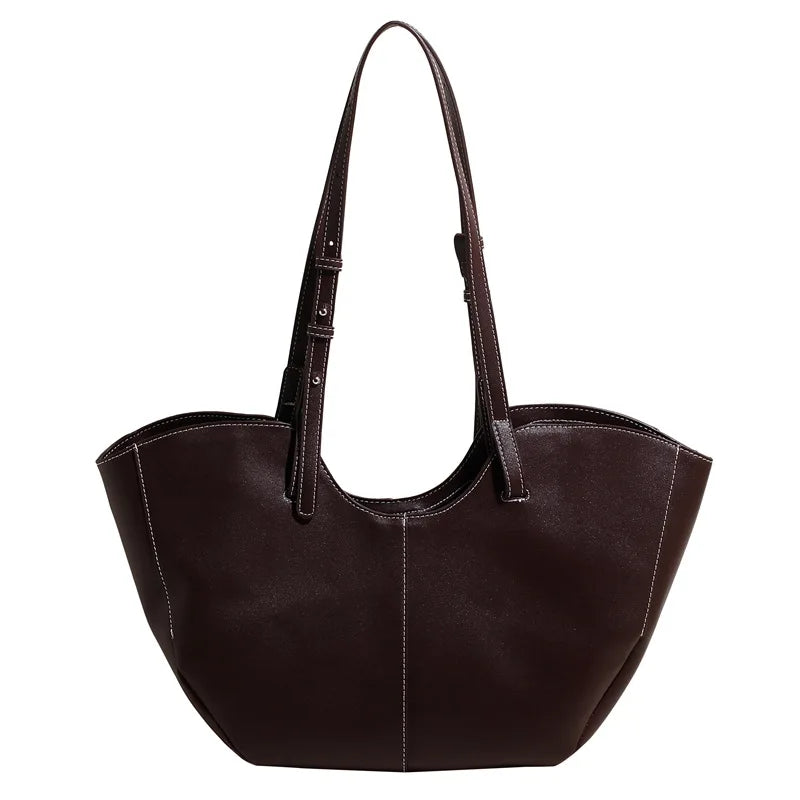 Curved Shoulder Tote Bag