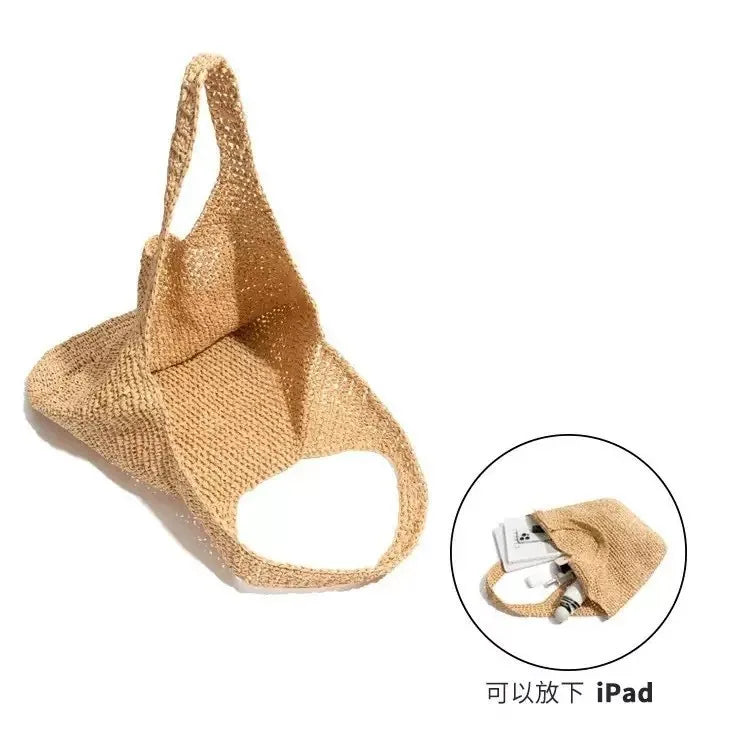 Woven Hobo Tote Bag