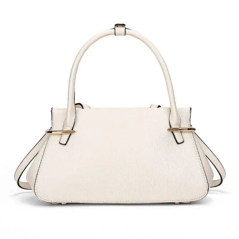 Structured Trapeze Top-Handle Bag
