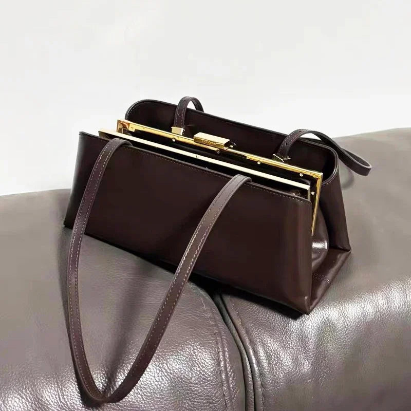 Frame-Top Shoulder Bag