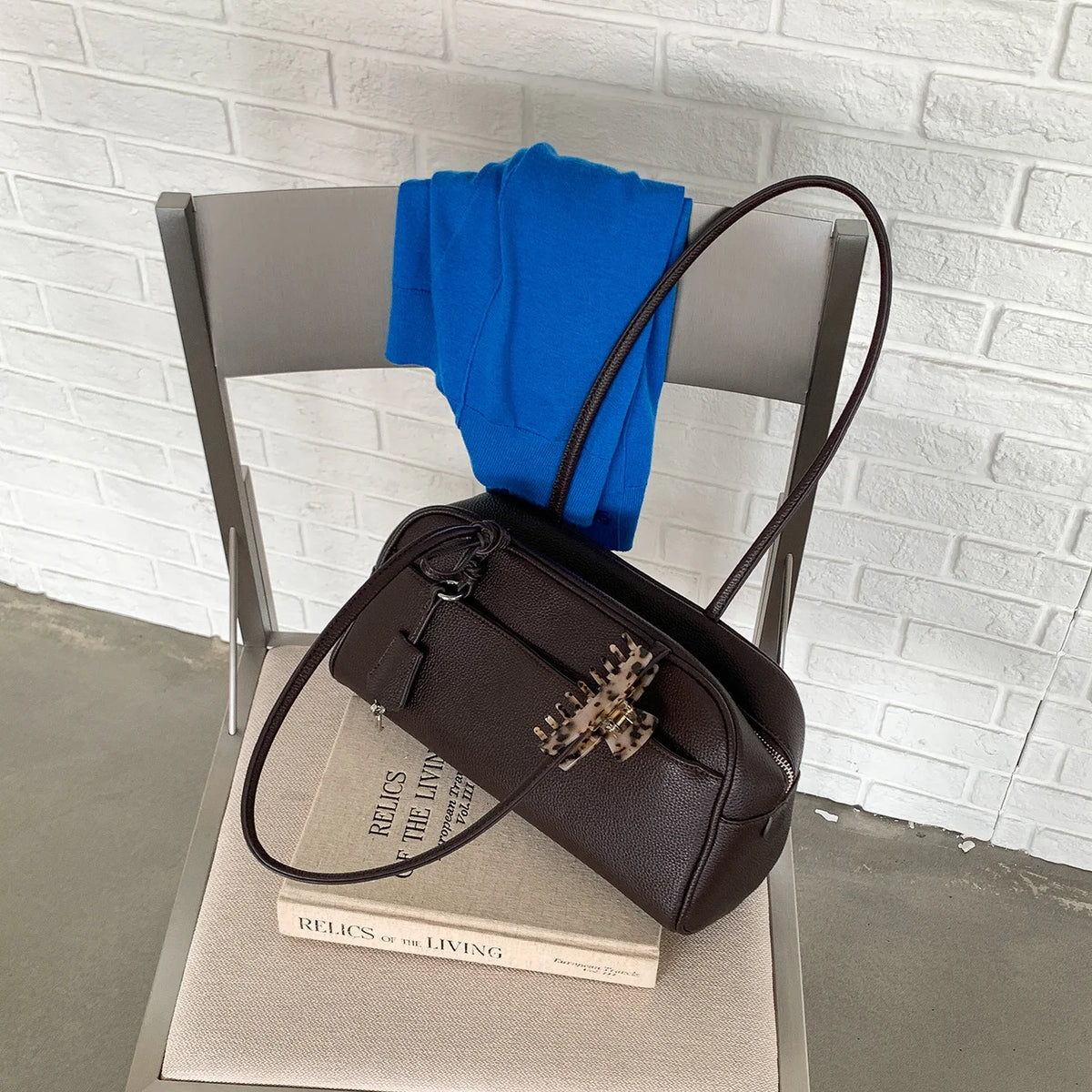 Rectangular Bowling Shoulder Bag