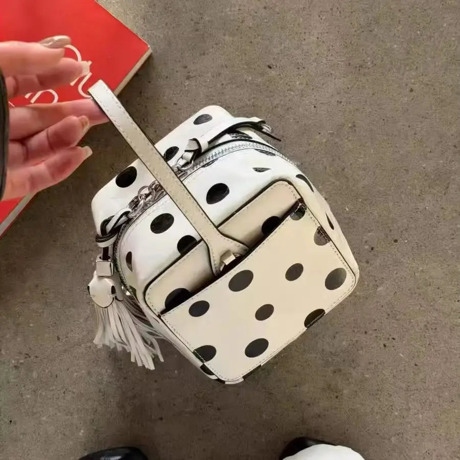 Polka-Dot Bowling Bag