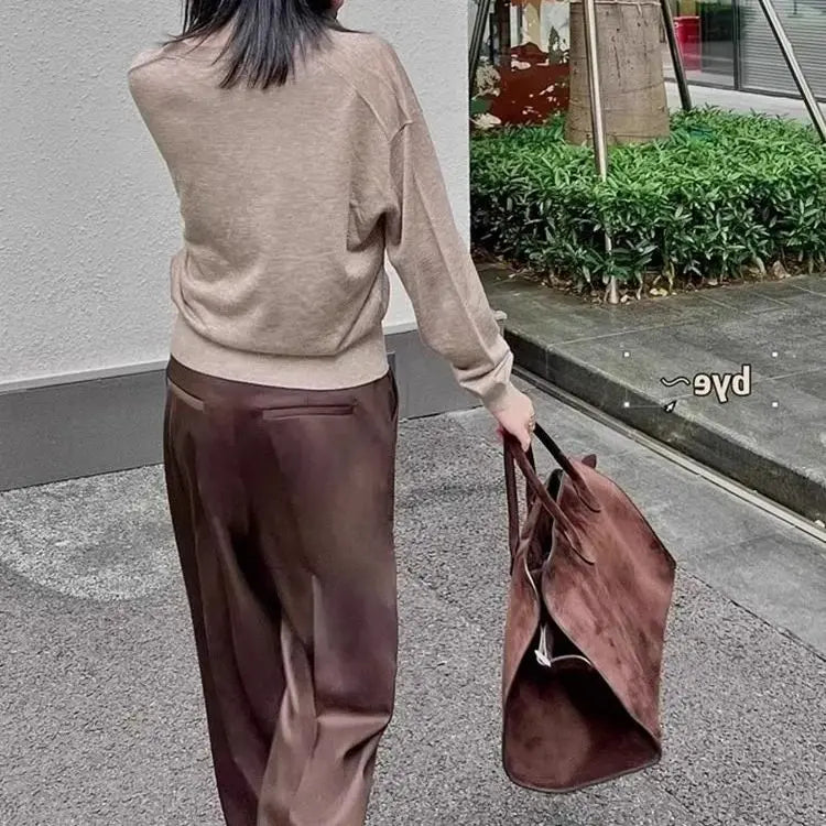 Soft Top-Handle Tote Bag