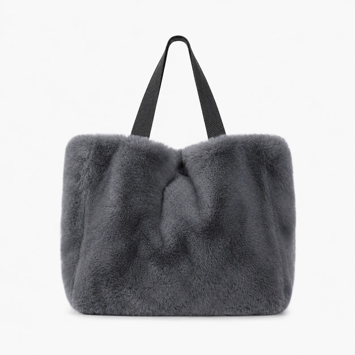 Plush Shoulder Tote Bag