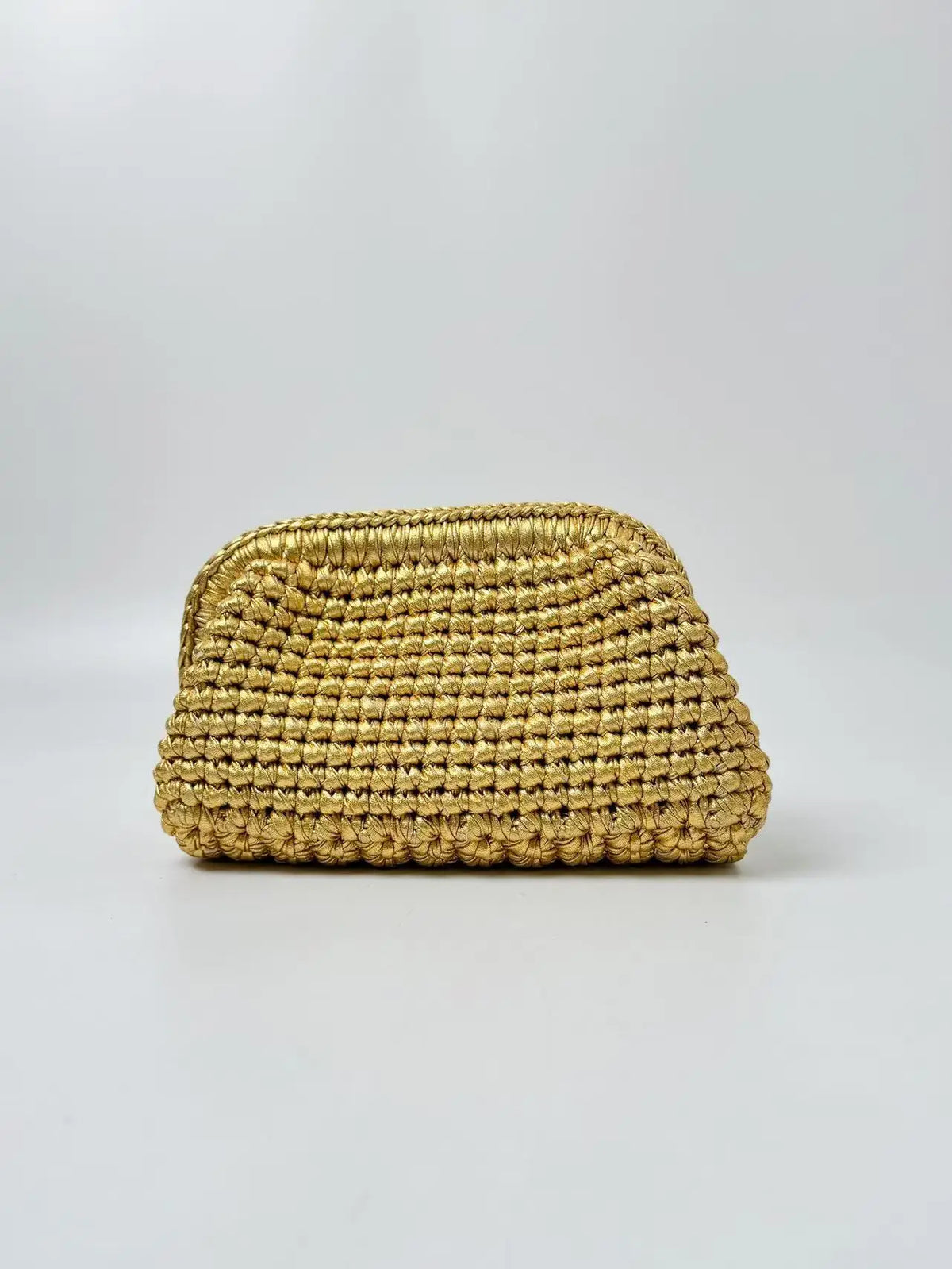 Woven Frame Evening Clutch