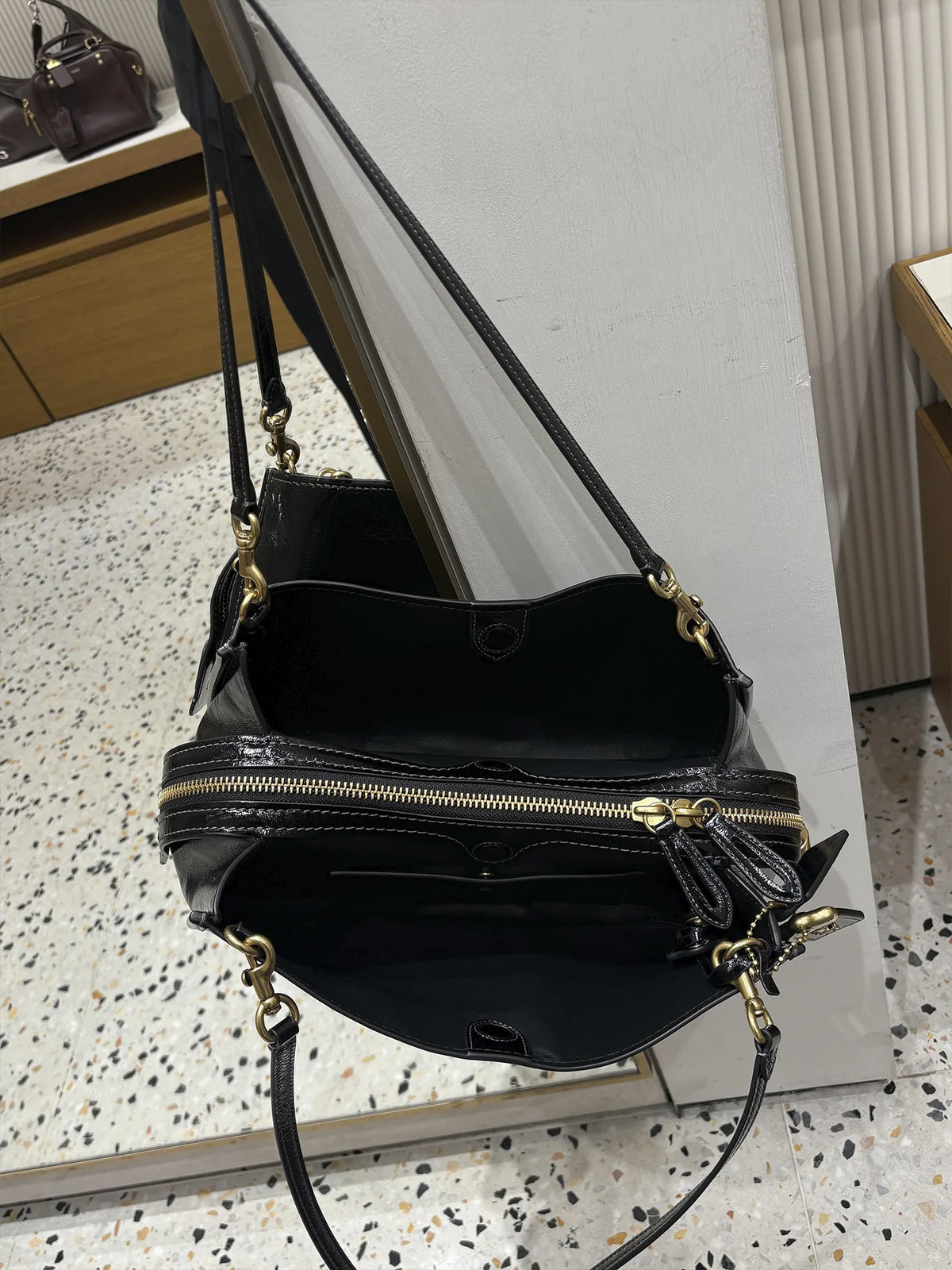 Slouchy Double-Strap Shoulder Bag