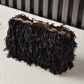 Fluffy Frame Clutch Bag