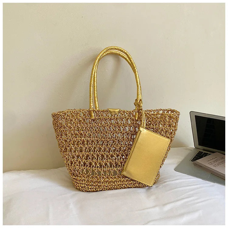 Open-Weave Tote Bag
