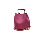 Frame-Handle Bucket Bag