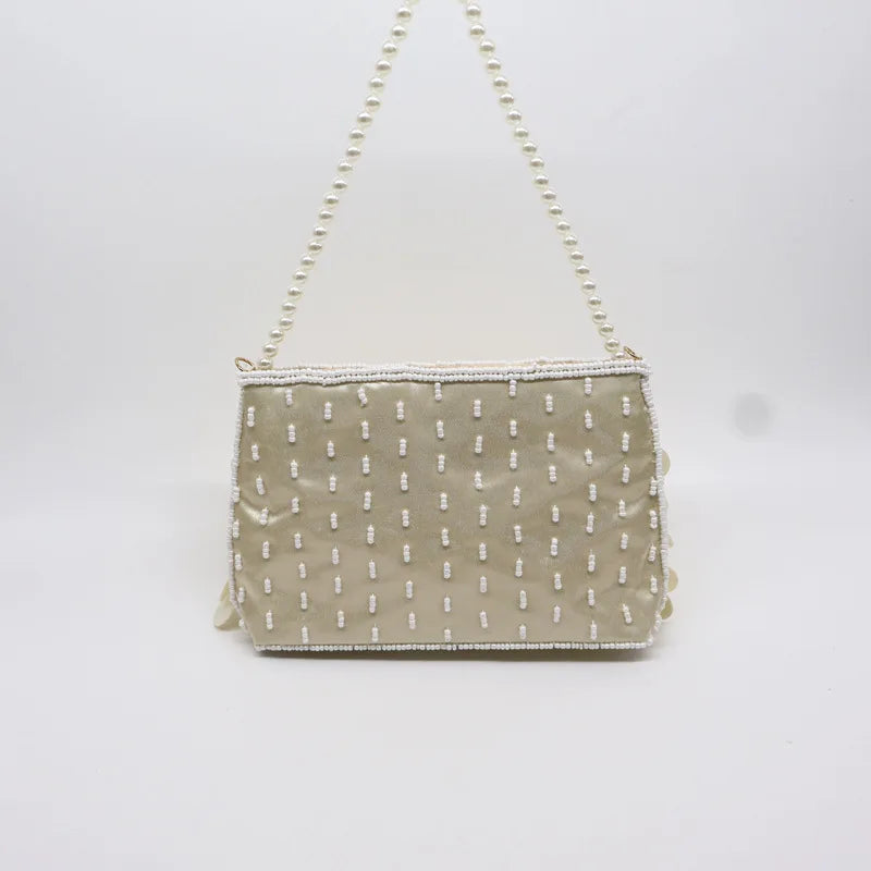 Disc Fringe Evening Bag