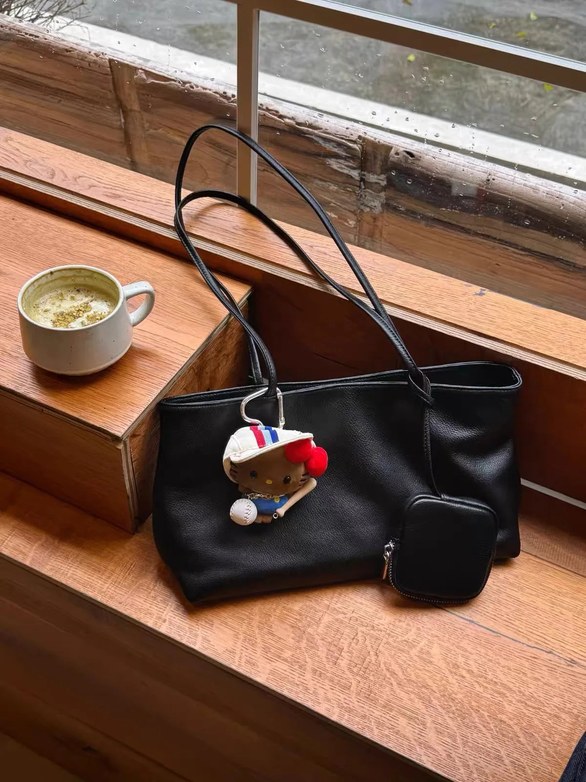 Curved Shoulder Tote Bag