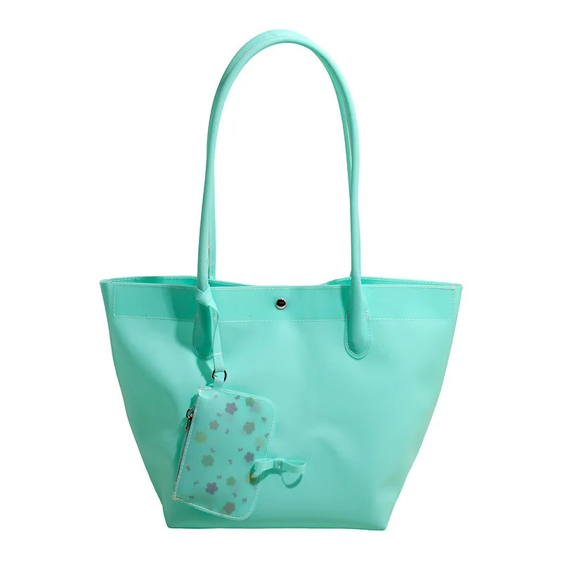 Smooth Double-Handle Tote Bag