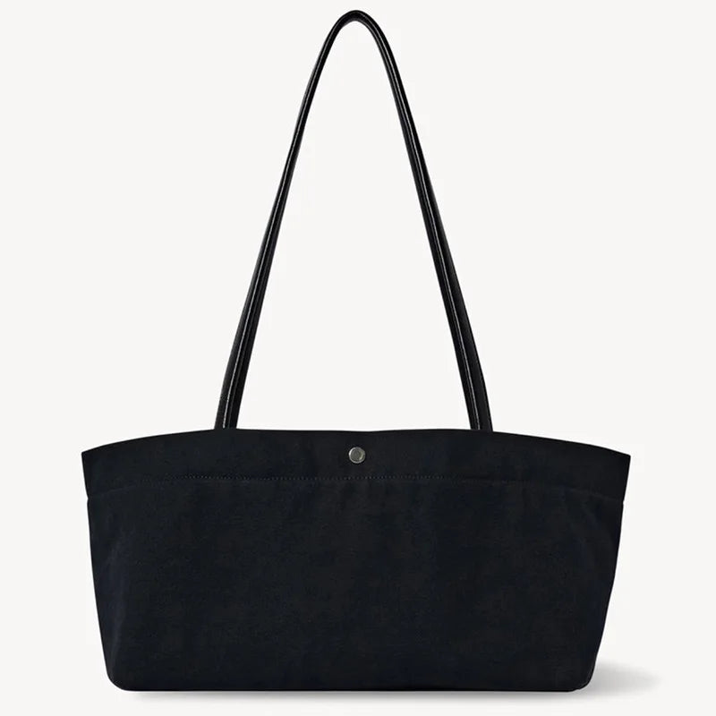 Wide Double-Strap Tote Bag
