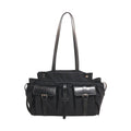 Multi-Pocket Shoulder Tote Bag