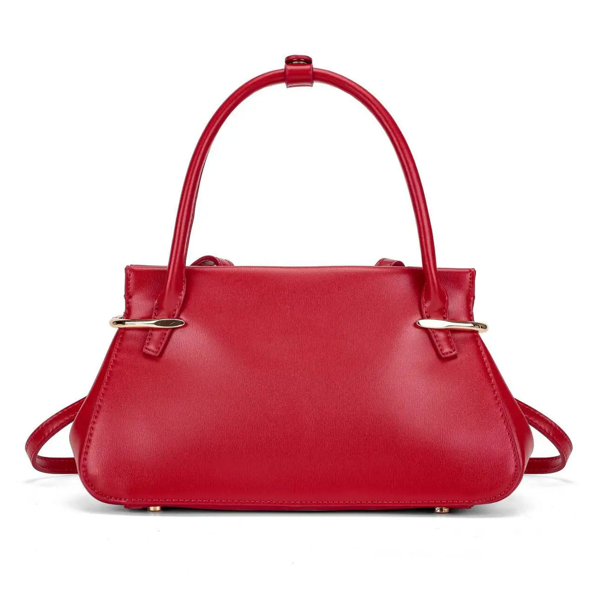 Structured Trapeze Top-Handle Bag