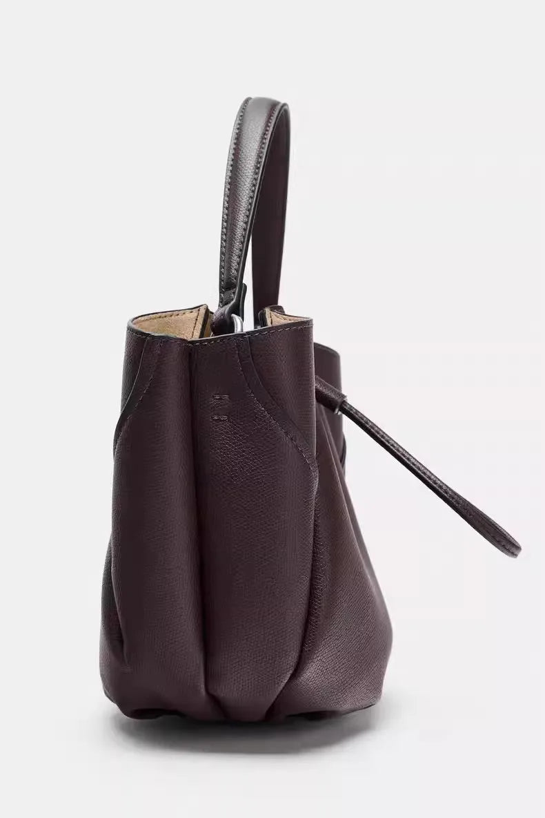 Structured Bucket Shoulder Bag