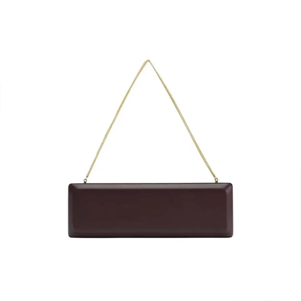 Elongated Rectangular Clutch Bag