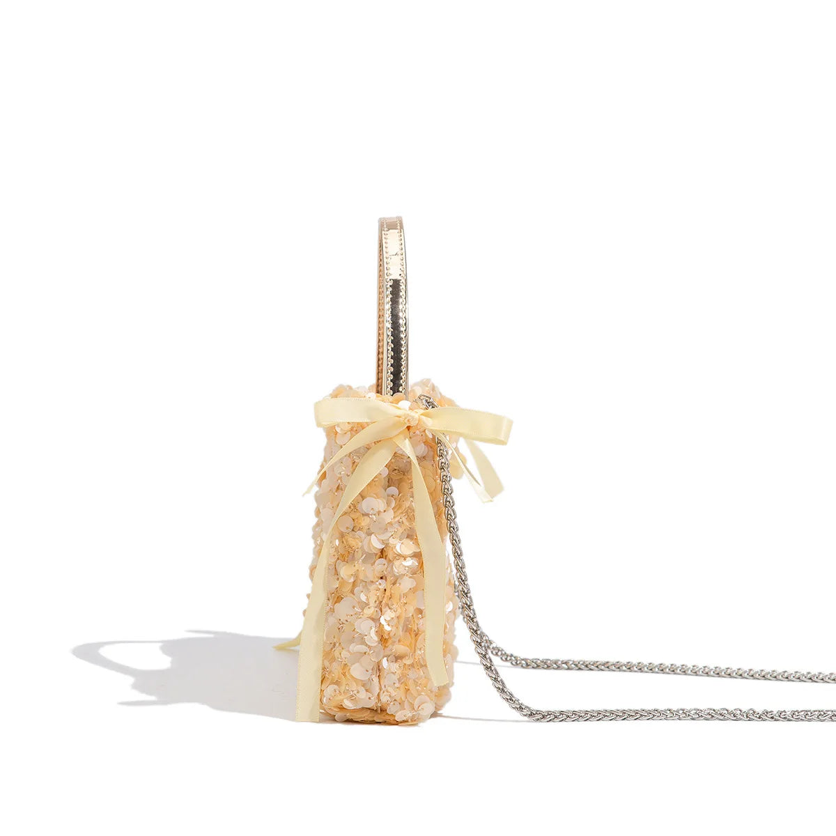 Sequin Chain Evening Bag
