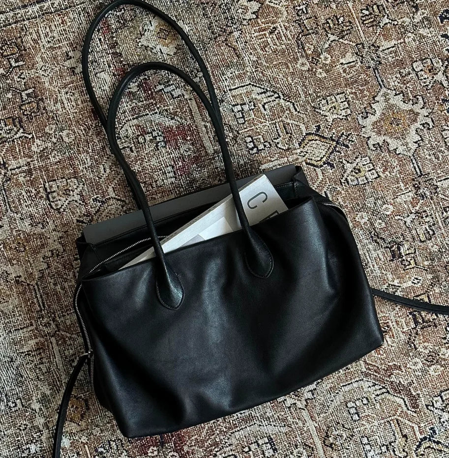 Soft Double-Handle Tote Bag
