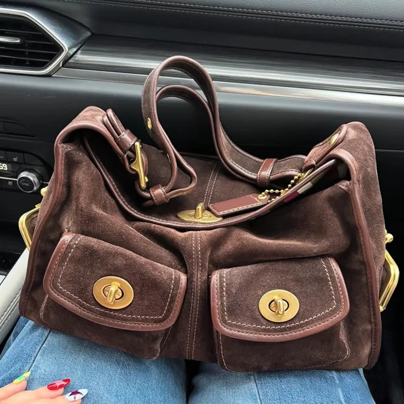 Front-Pocket Shoulder Bag