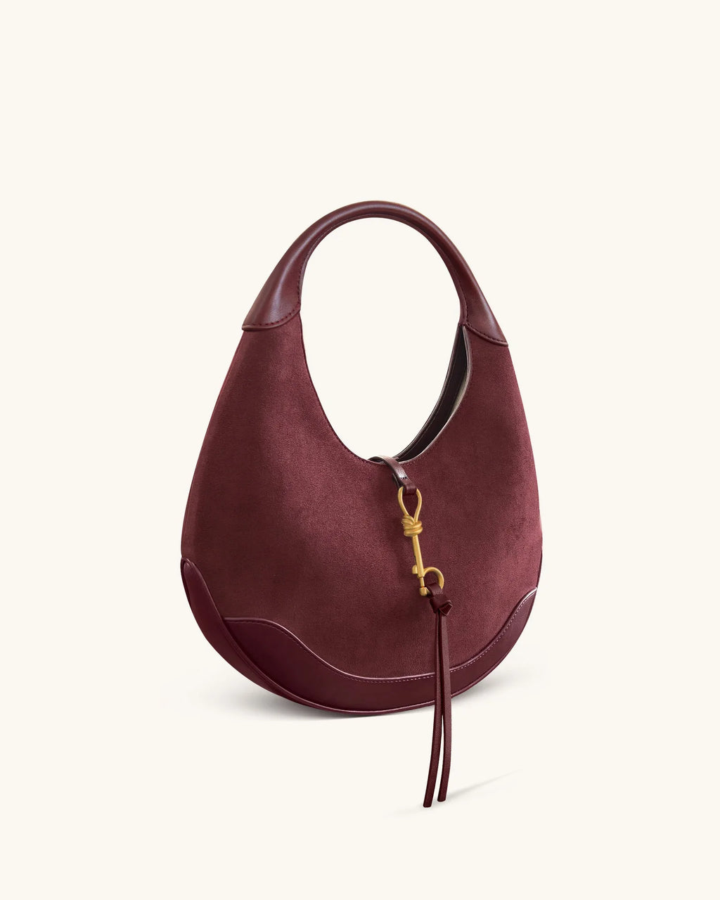 Crescent Zip Shoulder Bag