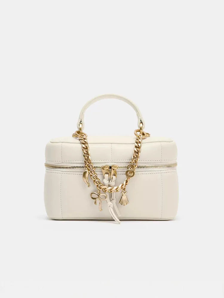 Chain-Trim Vanity Bag