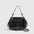 Studded Flap Shoulder Bag