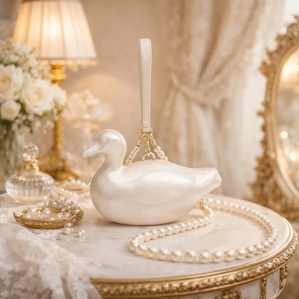 Duck-Shaped Clutch Bag