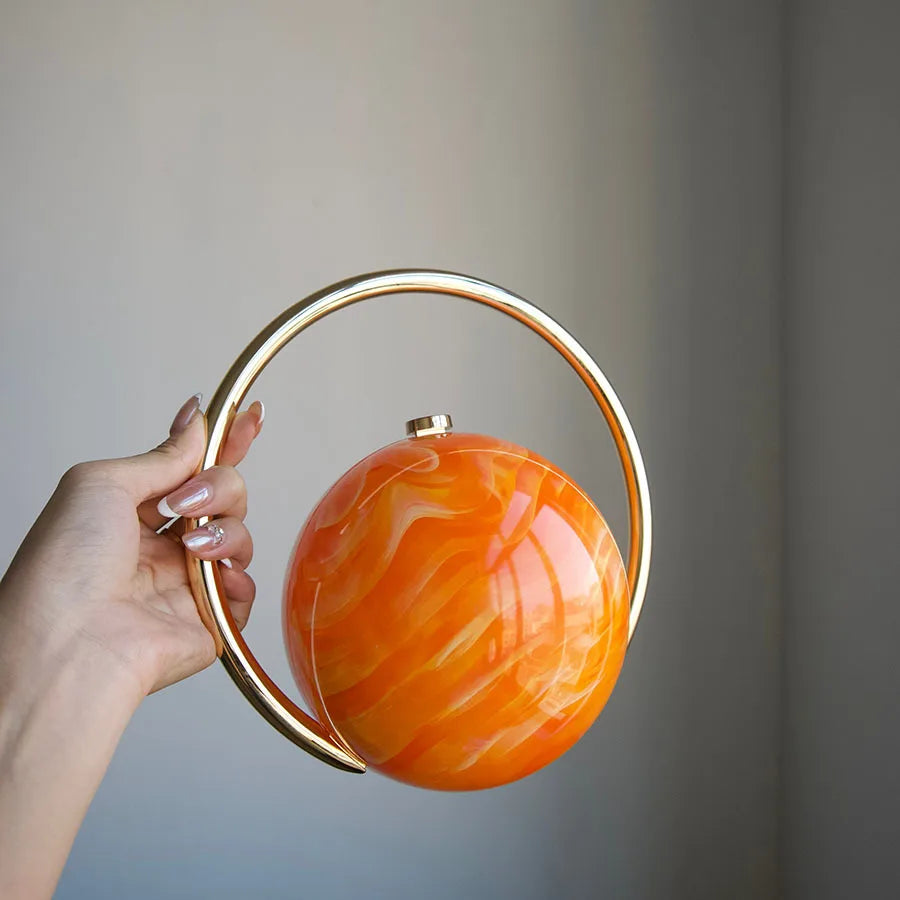 Round Evening Handbag
