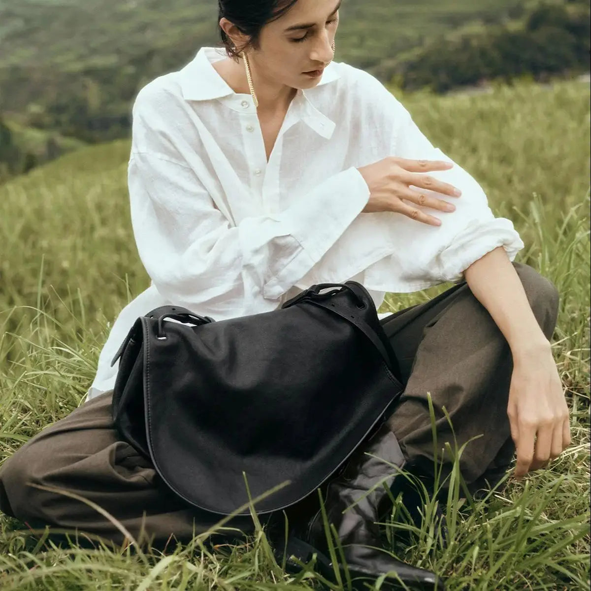 Soft Hobo Shoulder Bag