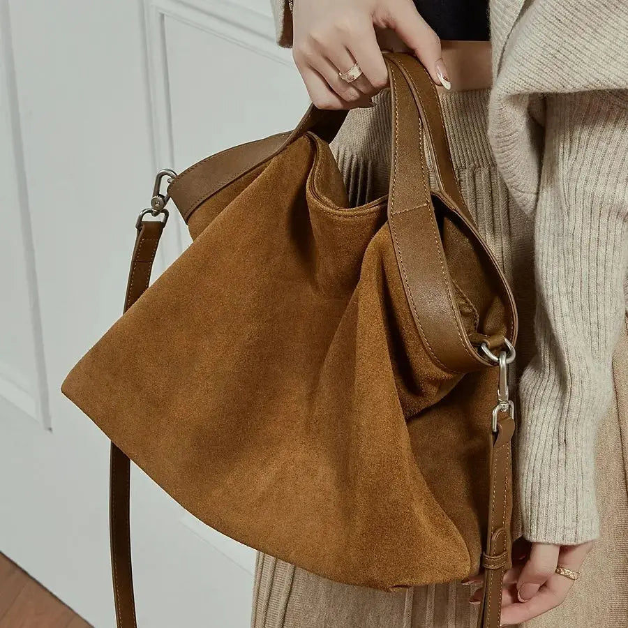 Winged Shoulder Tote Bag