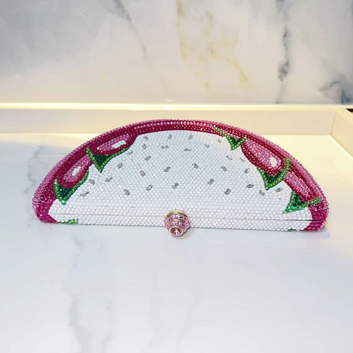 Dragon-Fruit Evening Clutch