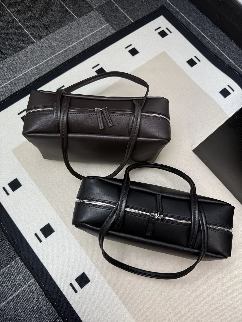 Rectangular Boston Shoulder Bag