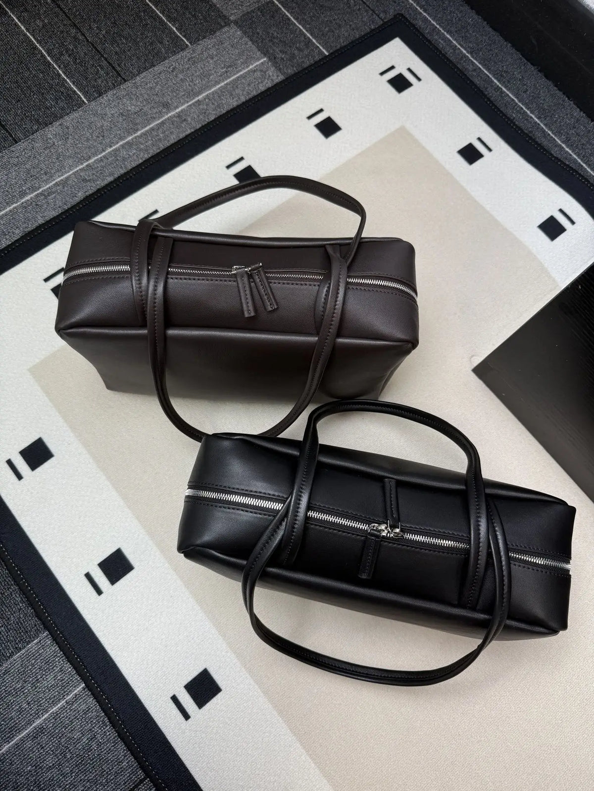 Rectangular Boston Shoulder Bag