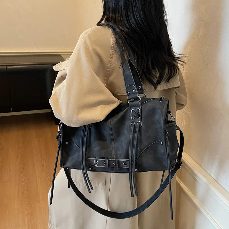 Belted Shoulder Bag