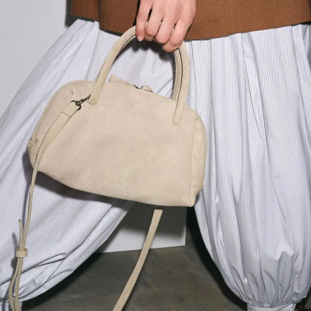 Rounded Boston Handbag