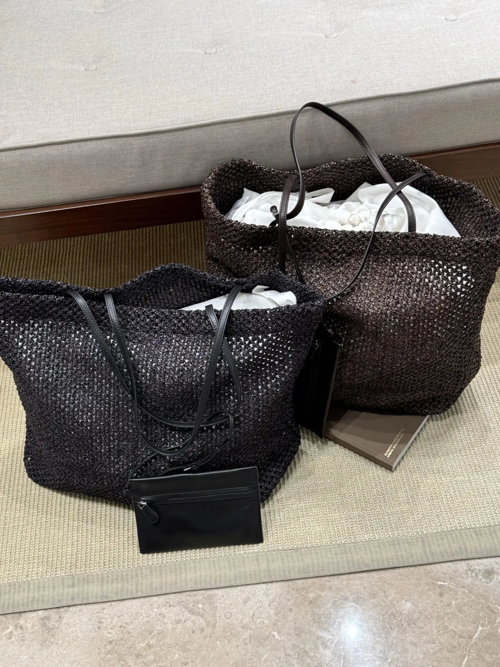 Open-Weave Tote Bag