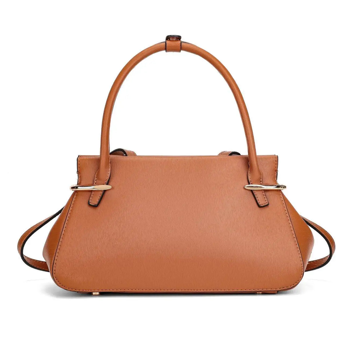 Structured Trapeze Top-Handle Bag